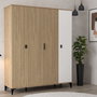 Hanah Home Neva 6404 Roble y Blanco